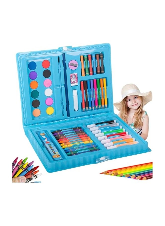 مجموعة ألوان من توي إيماجين مكونة من 42 قطعة للأطفال أقلام تلوين، أقلام شمعية، ألوان مائية، أقلام رسم - Image 1
