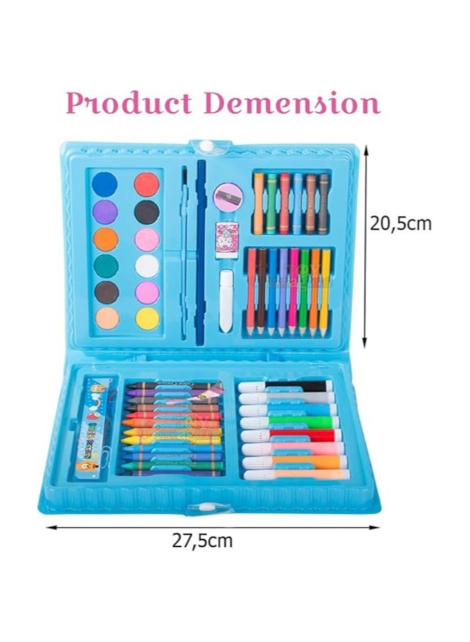 مجموعة ألوان من توي إيماجين مكونة من 42 قطعة للأطفال أقلام تلوين، أقلام شمعية، ألوان مائية، أقلام رسم - Image 2
