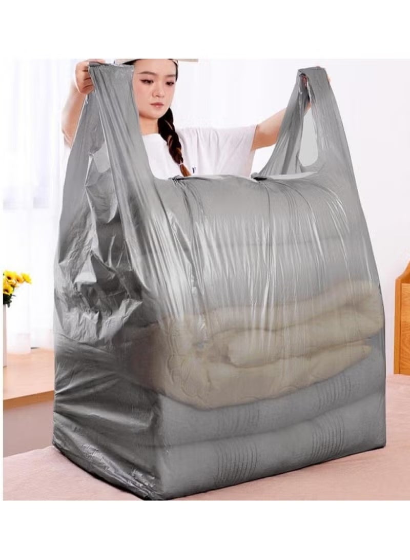 CYSTAR 10-pack extra-large capacity packing bags, plastic storage bags, suitable for moving, carrying items, blankets and clothing storage. - Image 5