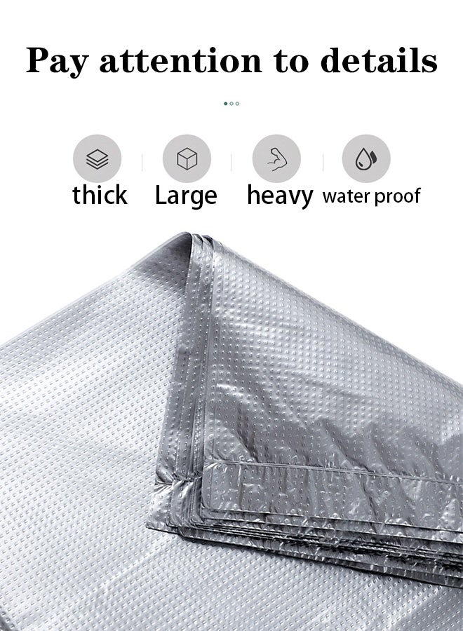 CYSTAR 10-pack extra-large capacity packing bags, plastic storage bags, suitable for moving, carrying items, blankets and clothing storage. - Image 4