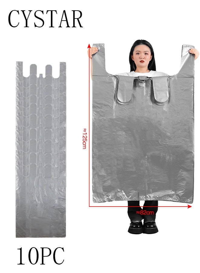 CYSTAR 10-pack extra-large capacity packing bags, plastic storage bags, suitable for moving, carrying items, blankets and clothing storage. - Image 1