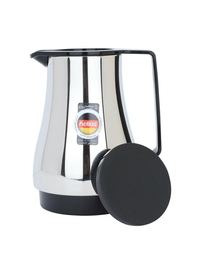 helios German Steel Thermos 0.6 Liters Silver - Image 5