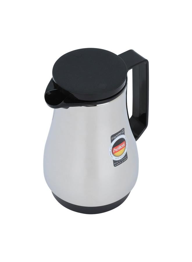 helios German Steel Thermos 0.6 Liters Silver - Image 3