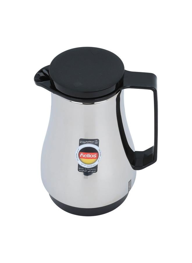 helios German Steel Thermos 0.6 Liters Silver - Image 2