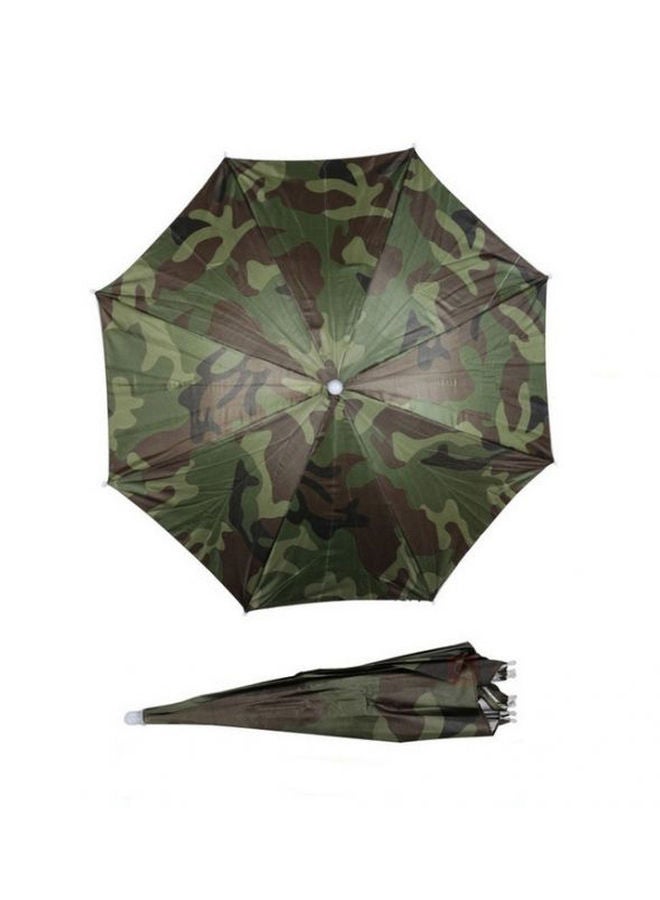 NIBEMINENT Foldable Fishing Hat Headwear Umbrella Camouflage - Image 4
