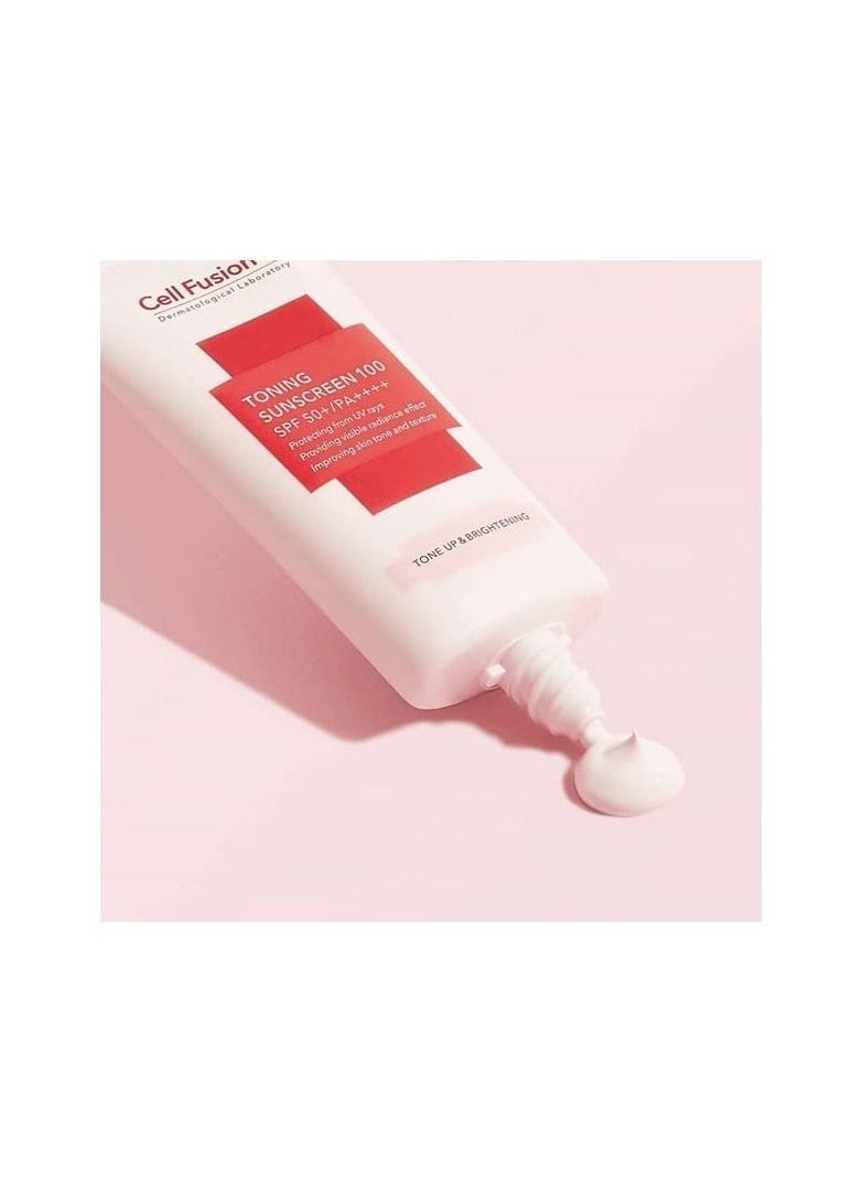 Cell Fusion C - Cell Fusion C Toning Sunscreen 100 SPF50 plus 50 ml - Image 1
