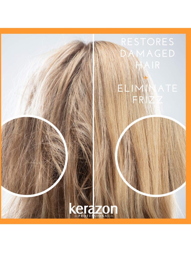 Kerazon Professional Hair Mask Anti Frizz Keratin Care, Moisturizing, Deep Hydration for Dry Damaged Hair Buriti Liss - Image 3