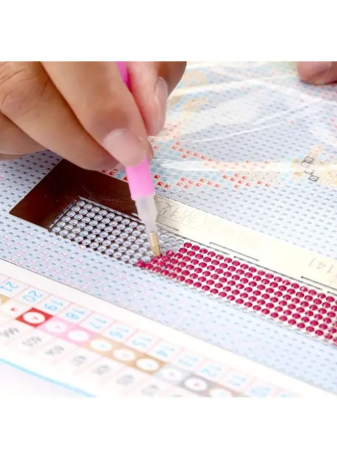 1pc Stainless Steel Embroidery Ruler For Diamond Painting Cross Stitch DIY Drawing Round Tool - Image 4