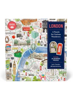 London: A Puzzle for Curious Wanderers: 1000-Piece Puzzle with 20 Shaped Pieces, from Sunday Times Bestselling Author Jack Chesher @Livinglondonhistory  - Image 5