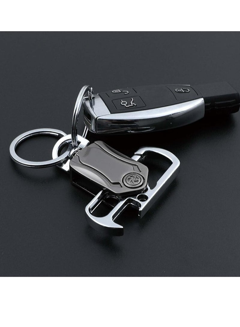 Oasisgalore Universal 360° Rotatable Keychain Holder with Clip, Bottle Opener, Carabiner for Men & Women. - Image 5
