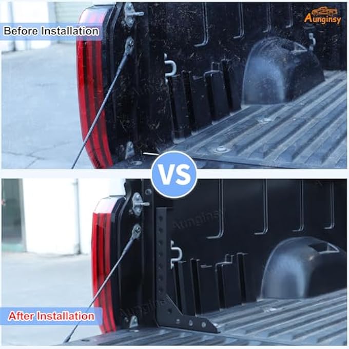 rayihni Car Bed Channel Stiffeners Rear Bed Channel Supports Bracket Compatible with Toyota Tundra 2022-2025 Pickup Truck Reinforces Cargo Trunk Bed For Heavy Loads & Towing | No Drilling Required Accessories - Image 3
