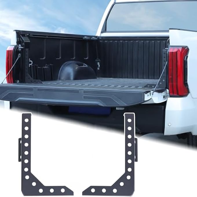 rayihni Car Bed Channel Stiffeners Rear Bed Channel Supports Bracket Compatible with Toyota Tundra 2022-2025 Pickup Truck Reinforces Cargo Trunk Bed For Heavy Loads & Towing | No Drilling Required Accessories - Image 2