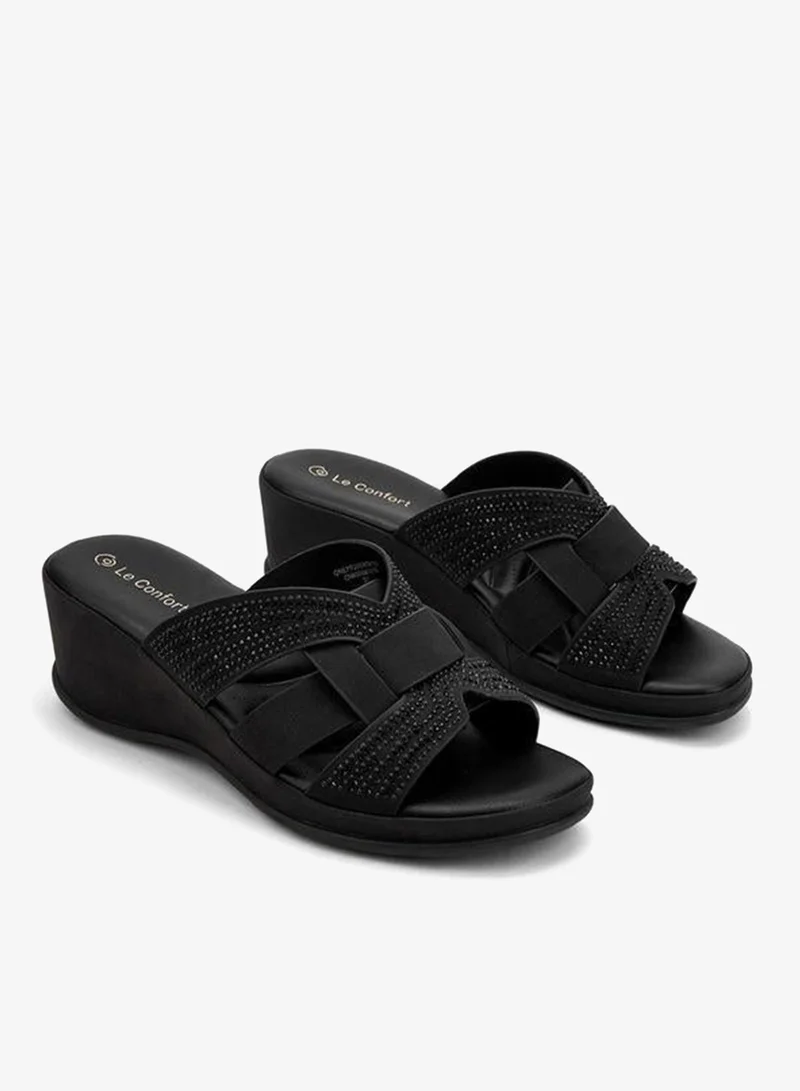 Le Confort Embellished Strap Sandal