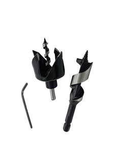 ANYM ANYM 3 Piece Lock Installation Kit for Cutting Circular Door Holes Saw With Spherical Ball Shape Auger Drill Bit Cutter  - Image 1