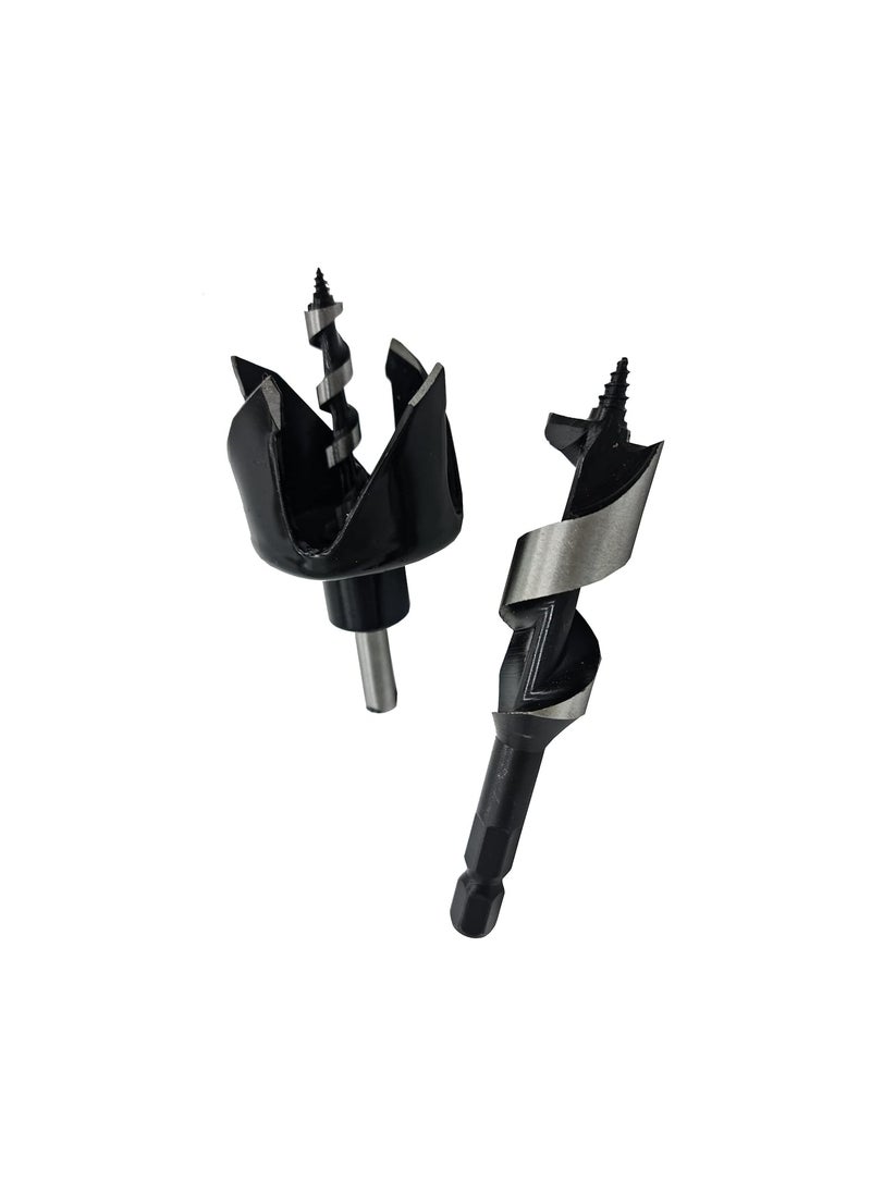 ANYM - ANYM 3 Piece Lock Installation Kit for Cutting Circular Door Holes Saw With Spherical Ball Shape Auger Drill Bit Cutter - Image 1