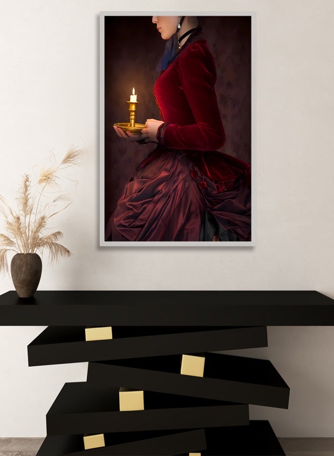 4gdran Canvas Wall Art For Wall Decoration Abstract Design With A Hollow Frame Size 120x80cm One Piece - Image 3