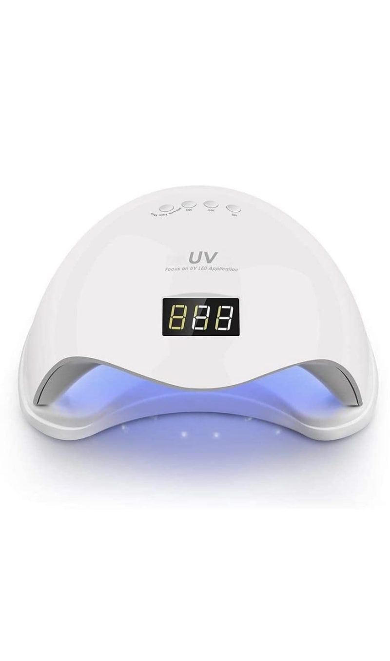FEELHIGH LED UV Light Nail Polish Dryer Curing Lamp Light Portable Nail Polish Dryer UV Power 48 W - Image 1