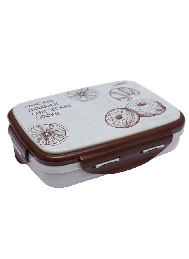 JAYPEE Jaypee Plus Eco Steel Sr Lunch Box (Grey, 650 ml)  - Image 1