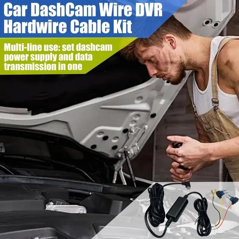 BLUHAWK Car Dash Camera Hardwire Kit Type-C Output | 12V/24V to 5V Converter | Low Voltage Protection | Suitable for All Cars, SUVs, Trucks – Dash Cam Power Adapter Set - Image 3