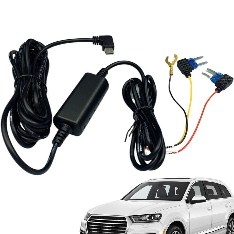 BLUHAWK Car Dash Camera Hardwire Kit Type-C Output | 12V/24V to 5V Converter | Low Voltage Protection | Suitable for All Cars, SUVs, Trucks – Dash Cam Power Adapter Set - Image 2