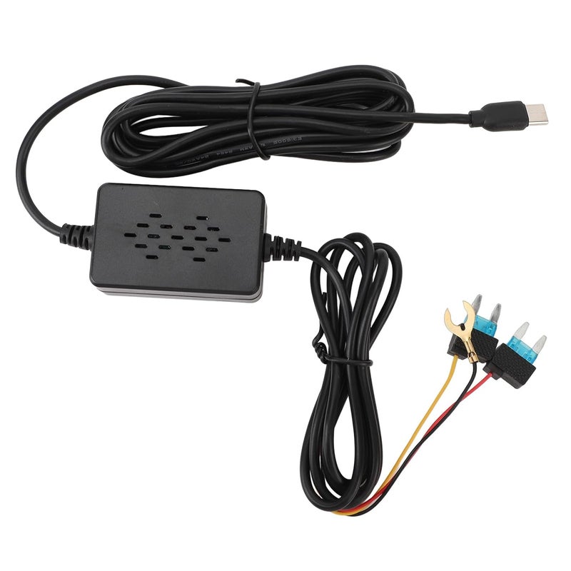 BLUHAWK Car Dash Camera Hardwire Kit Type-C Output | 12V/24V to 5V Converter | Low Voltage Protection | Suitable for All Cars, SUVs, Trucks – Dash Cam Power Adapter Set - Image 1