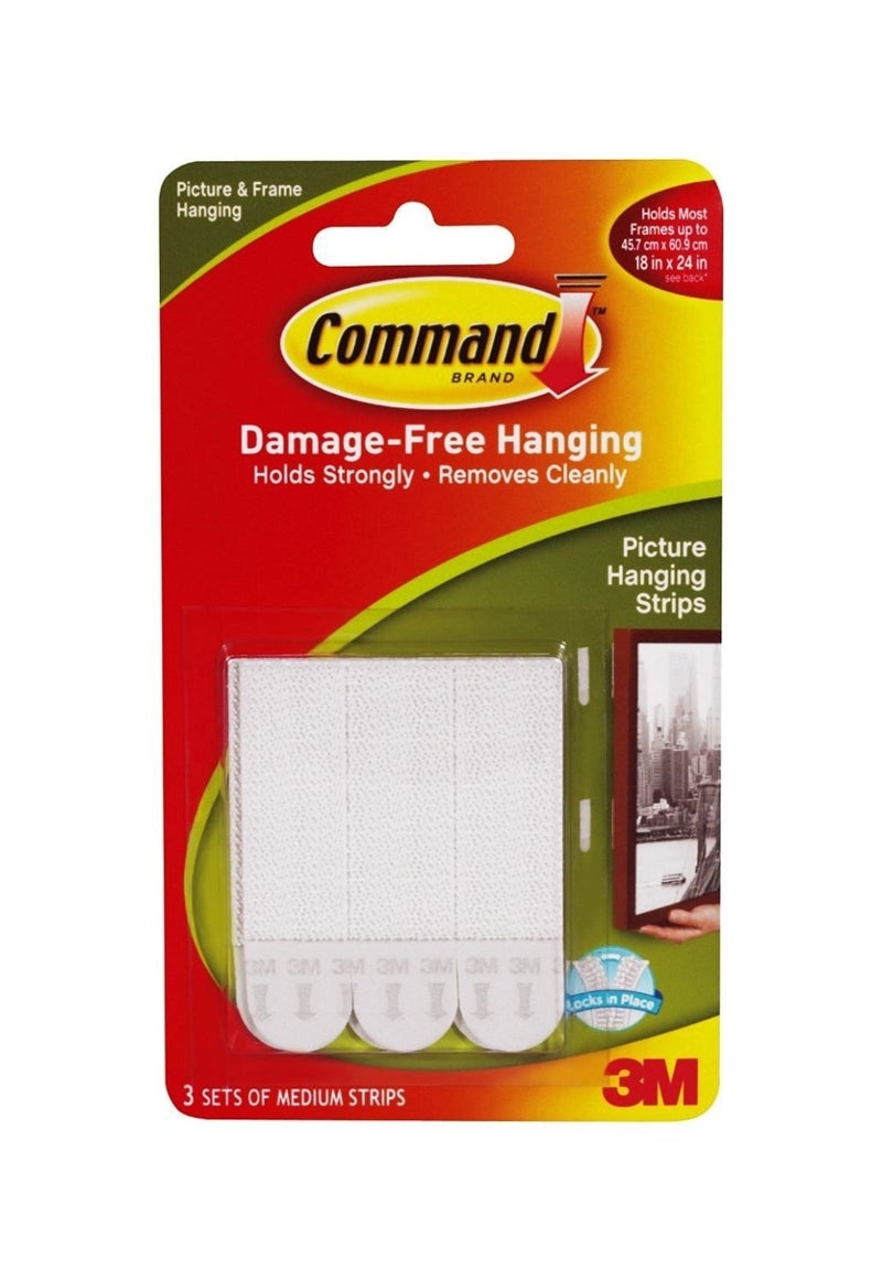 Command Strips 17201 Medium Command™ Adhesive Removable Interlocking Fasteners - Image 5