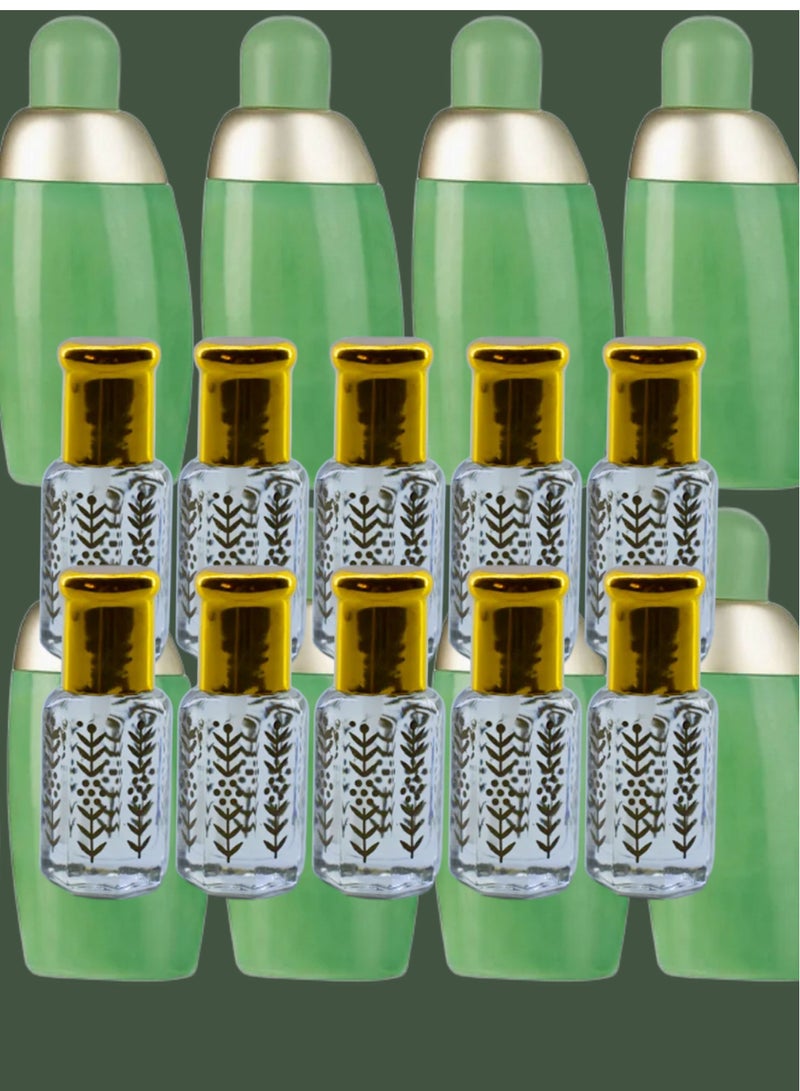 10 قطع زيت عطري إيدن نسائي الشفاف الأصلي 6مل