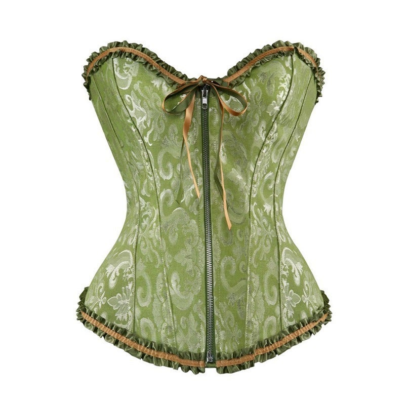 Corset Bridal Dress Zipper Base Shaper Vintage Palace Corset Supply - Image 1