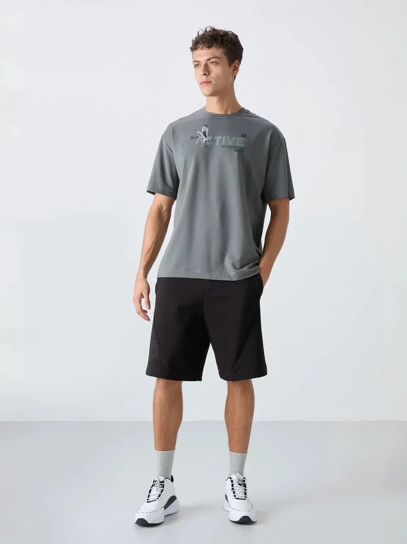 تومي لايف TOMMY Oversized Printed Crew Neck T-Shirt