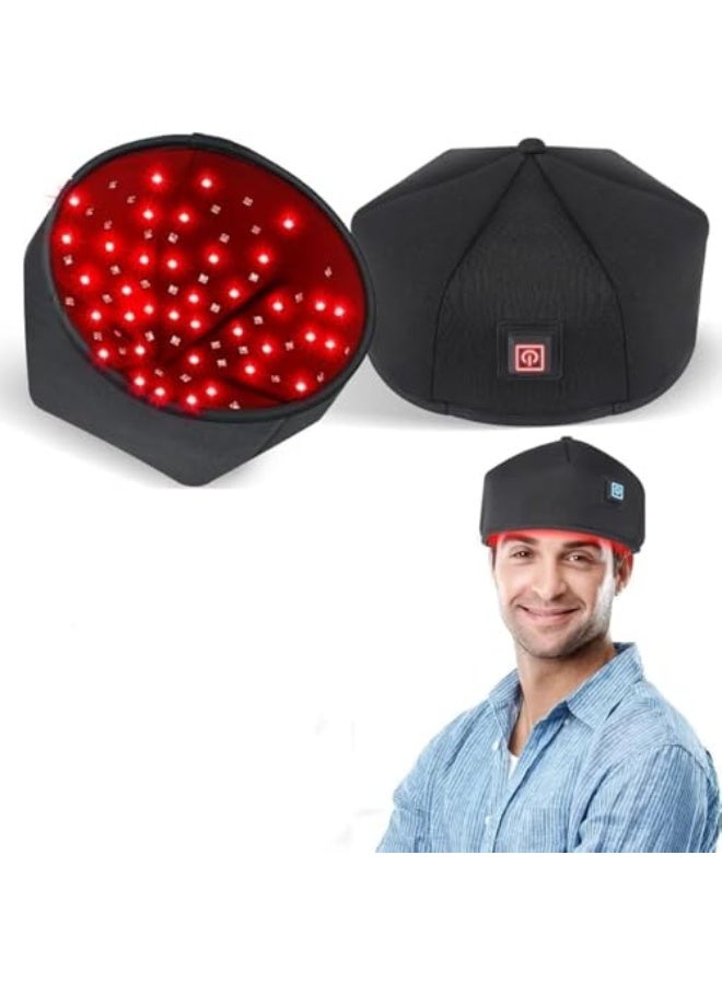 Generic Hair Growth Cap, Anti Hair Loss Helmet Electric Scalp Massager Infrared Light Therapy Hair Regrowth Treatment Hair Restoration Helmet Scalp Circulation Enhancer Anti-Thinning Cap Hair Loss Therapy - Image 1