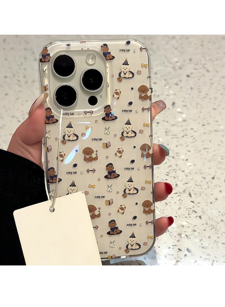 NIBEMINENT Protective TPU Case Cover For iPhone 17 Pro Max, Sports Puppy