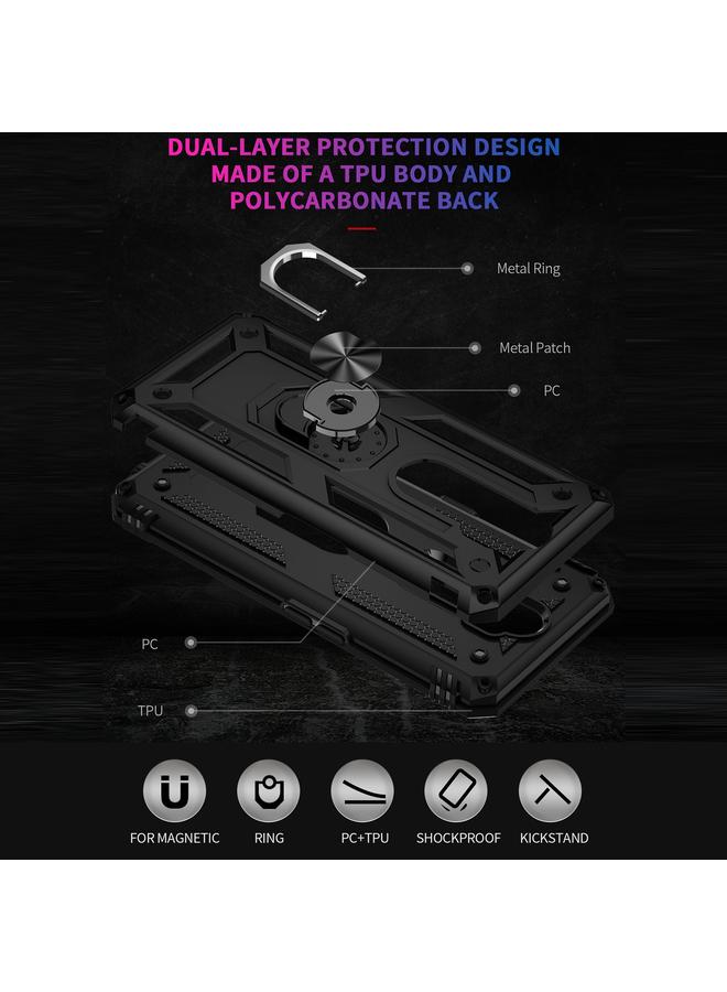 اس-توب جراب هاتف OPPO A9 2020 مقاوم للصدمات مصنوع من مادة TPU + PC - Image 3