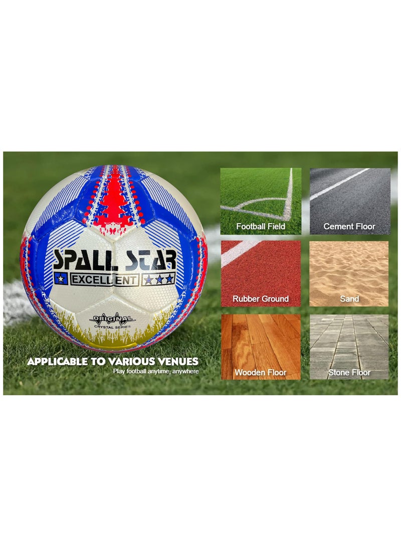 Spall Football Soccer Ball For Matches World Cup Best Indoor/Outdoor Water Proof Ball For Professional Training And Match Men And Women Youth And Adult - Image 4