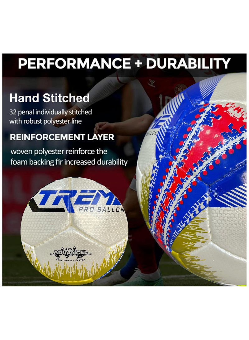 Spall Football Soccer Ball For Matches World Cup Best Indoor/Outdoor Water Proof Ball For Professional Training And Match Men And Women Youth And Adult - Image 5