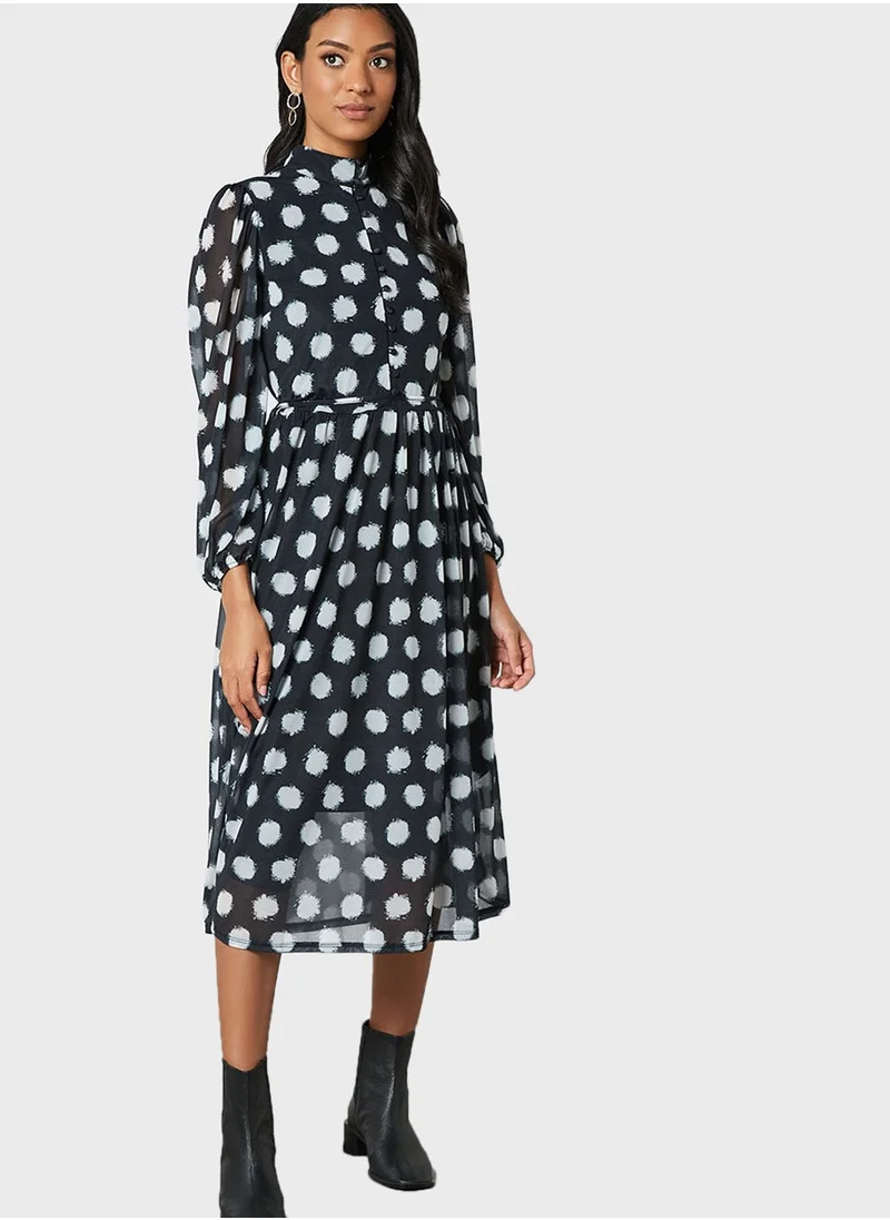 SIVVI for HANIYA Printed Shift Dress