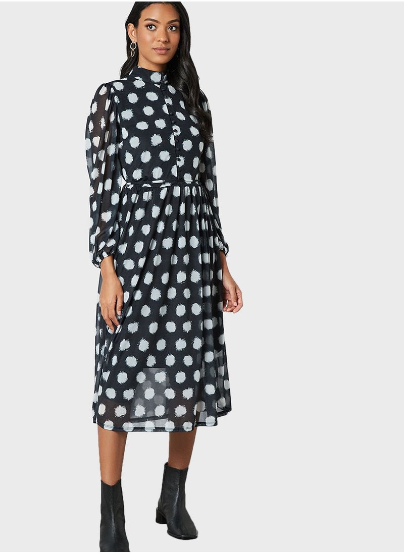 SIVVI for HANIYA - Printed Shift Dress - Image 1