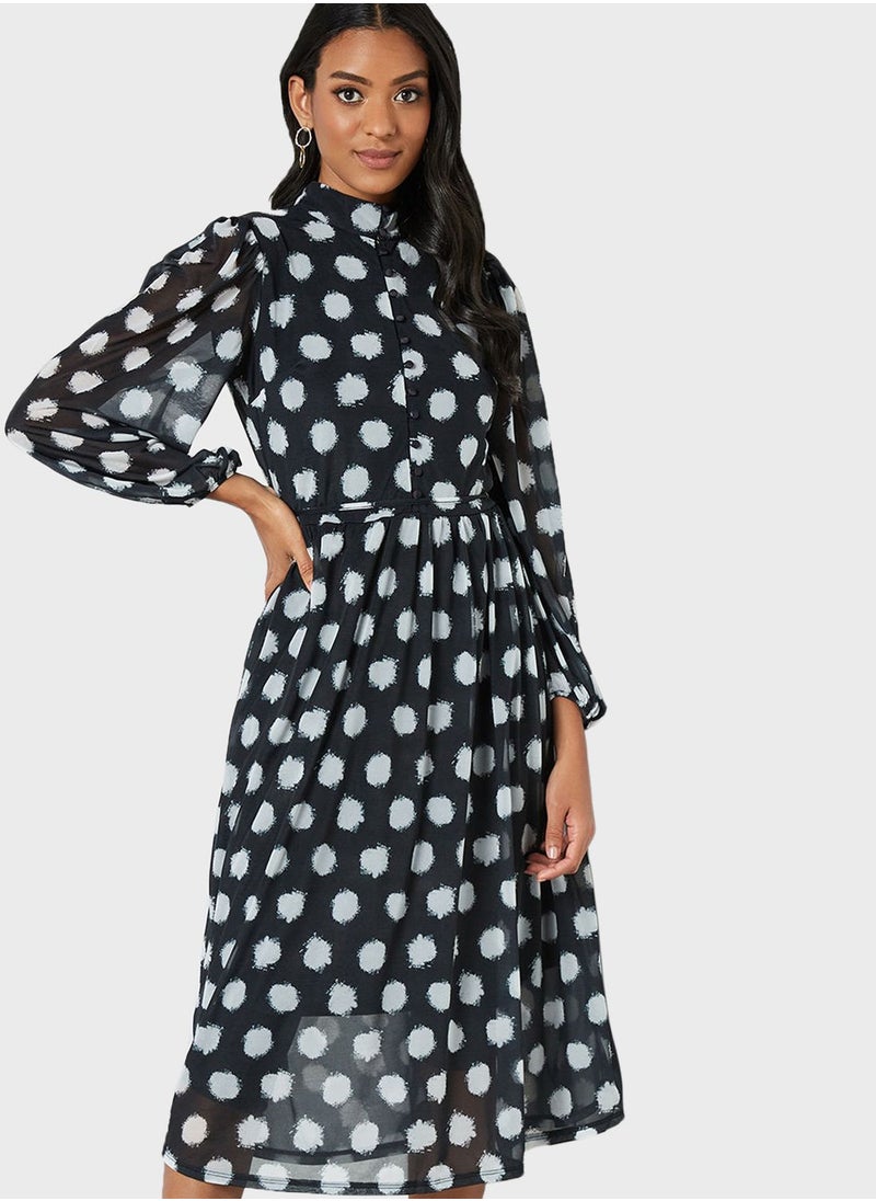 SIVVI for HANIYA - Printed Shift Dress - Image 1