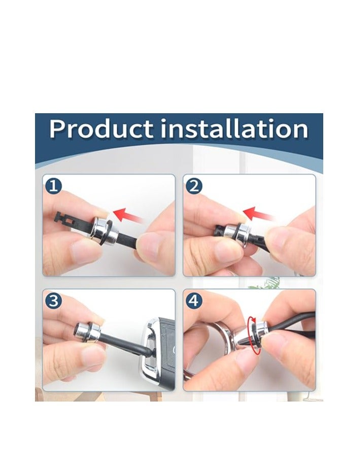 OUYoo مناسب لفوب مفتاح BMW، صندوق مفتاح TPU ناعم متقدم يتوافق مع F30 G20 G30 X3 X4 X5 X6 X7 3 5 7 8 السلسلة الذكية للمفتاح، مع سلك المفتاح. - Image 3