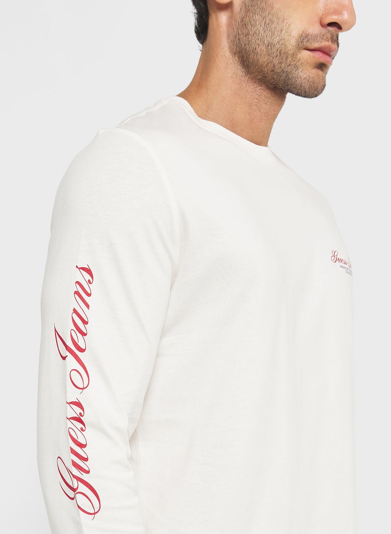 GUESS Casual Crew Neck T-Shirt - Image 3