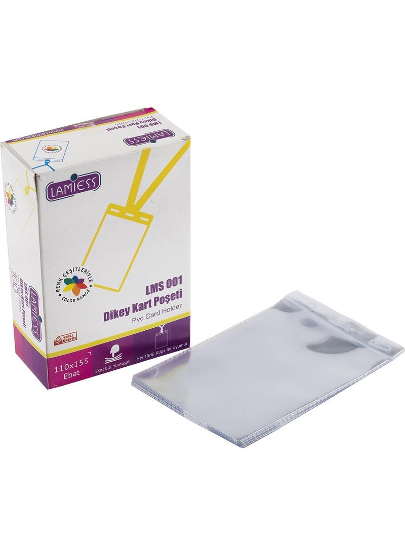 Lamiess Lms 001 Vertical Pvc Hard Card Bag 110X155 
