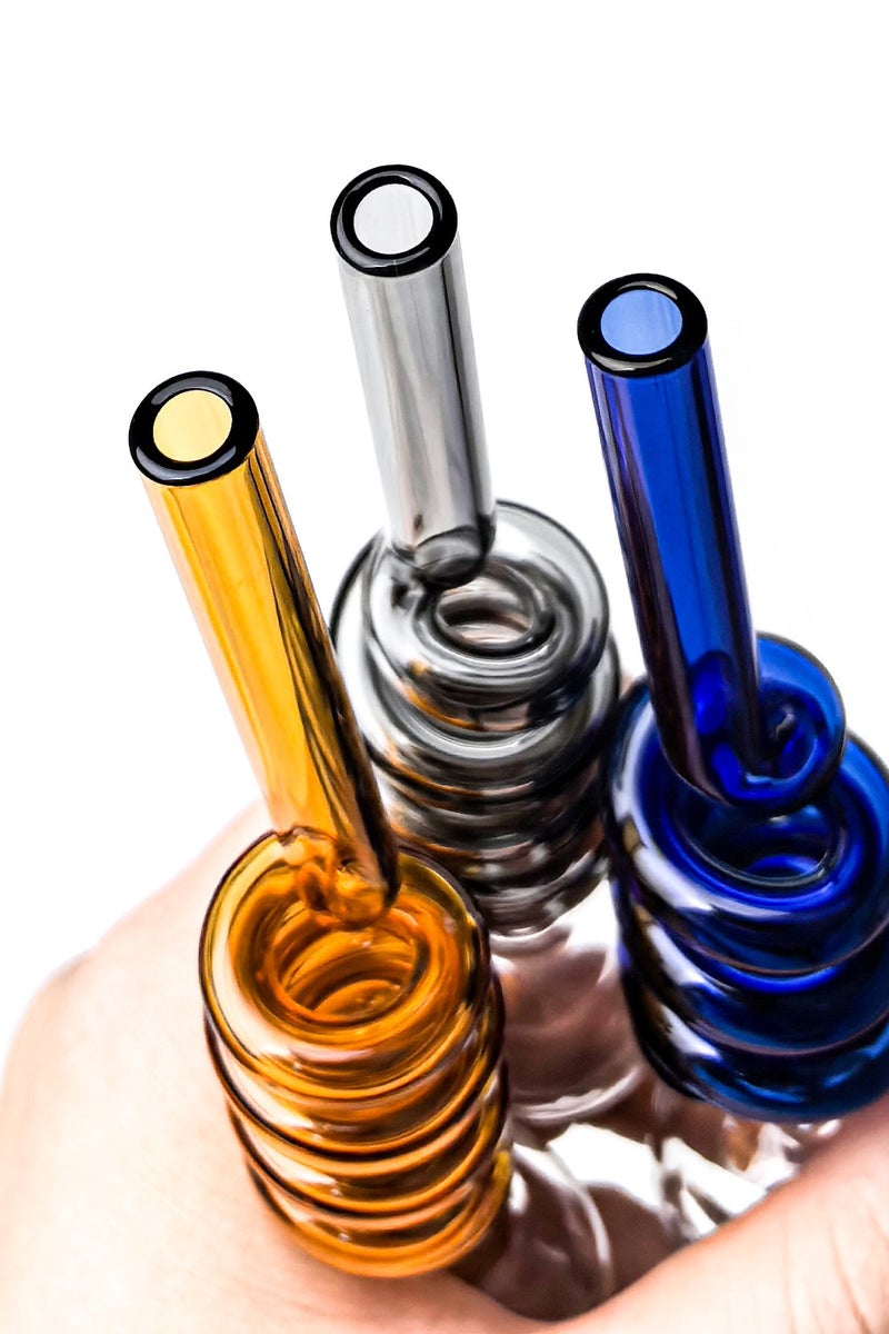 2pcs Premium Heat Resistant Glass Straw High Borosilicate Materia for Long lasting Use(Random Color) - Image 4