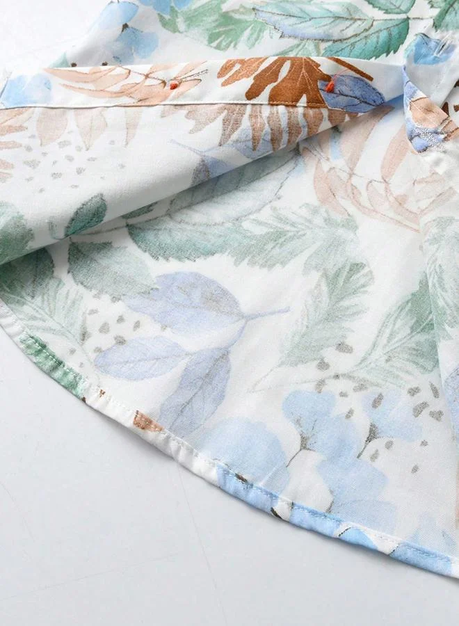 Take Two  All Over Floral Print Short Sleeve Shirt for Men | Best Price UAE