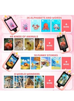 EVEREEN Kids Smart Phone for Girls, Dual Camera Unicorn Kids Phone Toy with Games, Music Player, Toddler Cell Phone Kids Learning Play Toy for 3-12 Years Old Boys Girls, Christmas Birthday With 8G Card (Purple)  - Image 4
