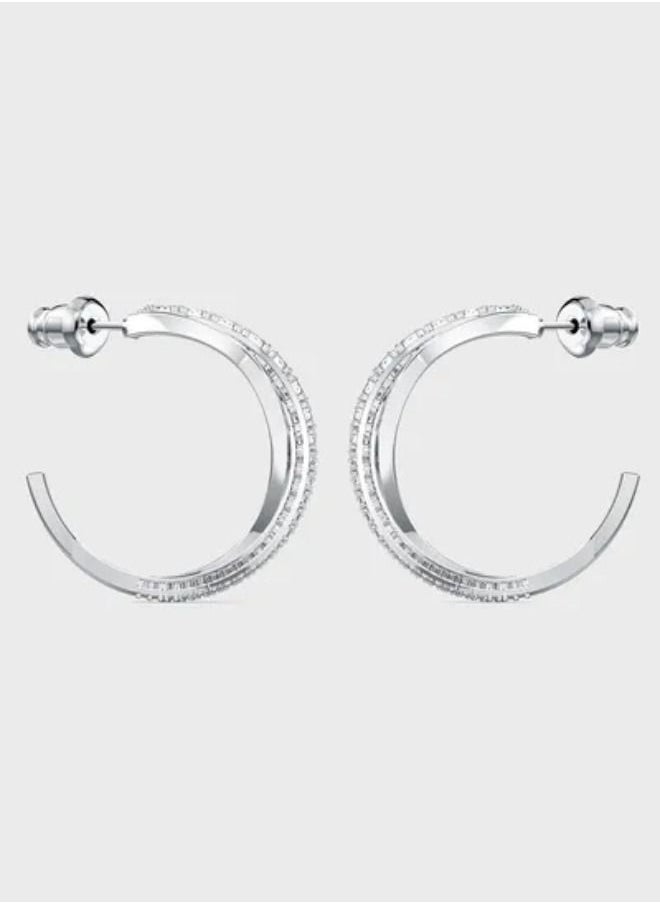 Chomel - Twist Mini Hoop Stud Earrings - Image 1