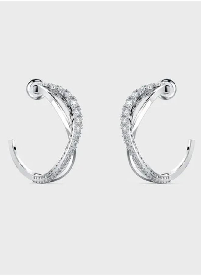 Chomel - Twist Mini Hoop Stud Earrings - Image 1