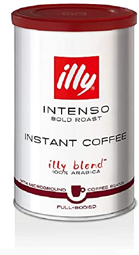 illy Coffee, Intenso Instant Coffee, Dark Roast, 100% Arabica Coffee Beans, Bulk Pack of 1 x 95g - Image 1