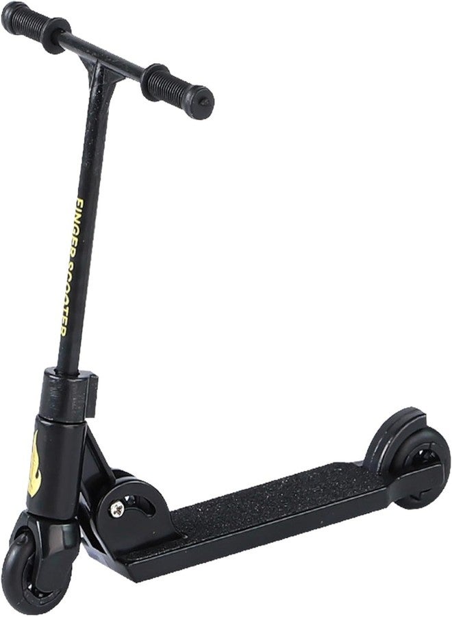 GOUDOGEDC 2Pcs Black T-Head Finger Scooter, Stress Relief Desk Gadget for Skate Fans and Office Workers, Precision Control for Smooth Tricks and Focus - Image 2