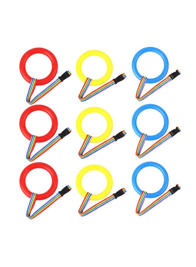 Toyvian 9pcs Children Safety Walking Rope Kindergarten Rope Line Adjustable Walking Rope for Kids up to 12, Ring Short Walking Rope Children Safety Walking Rope Nursery Daycare Walking Rope - Image 1