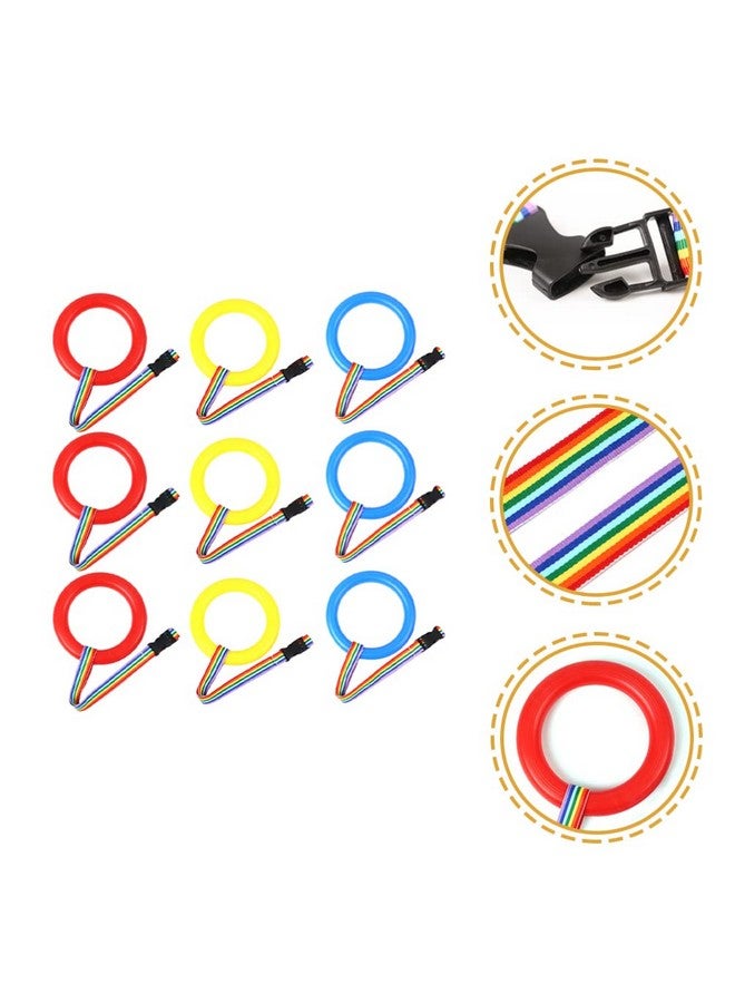 Toyvian 9pcs Children Safety Walking Rope Kindergarten Rope Line Adjustable Walking Rope for Kids up to 12, Ring Short Walking Rope Children Safety Walking Rope Nursery Daycare Walking Rope - Image 4