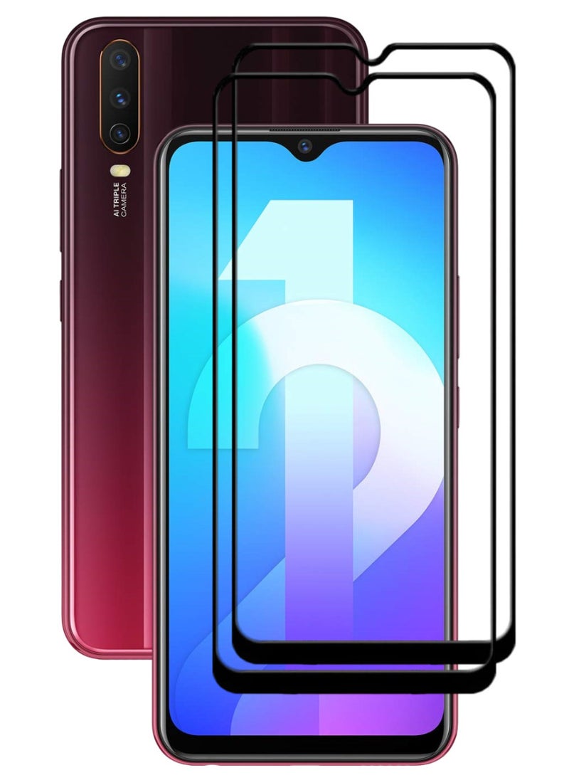 ACLIX 2 Pieces Antistatic ESD Dustproof Premium Quality High Definition Tempered Glass Screen Protector Designed For vivo Y12 - Image 1